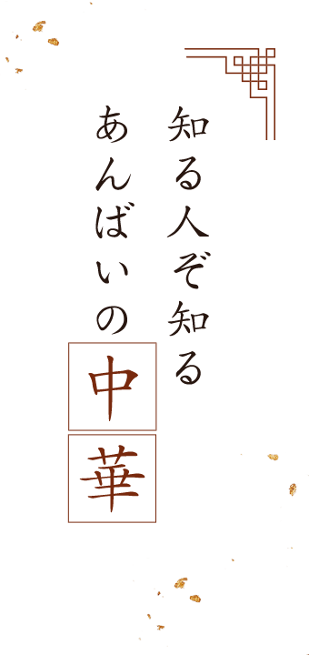 知る人ぞ知るあんばいの中華